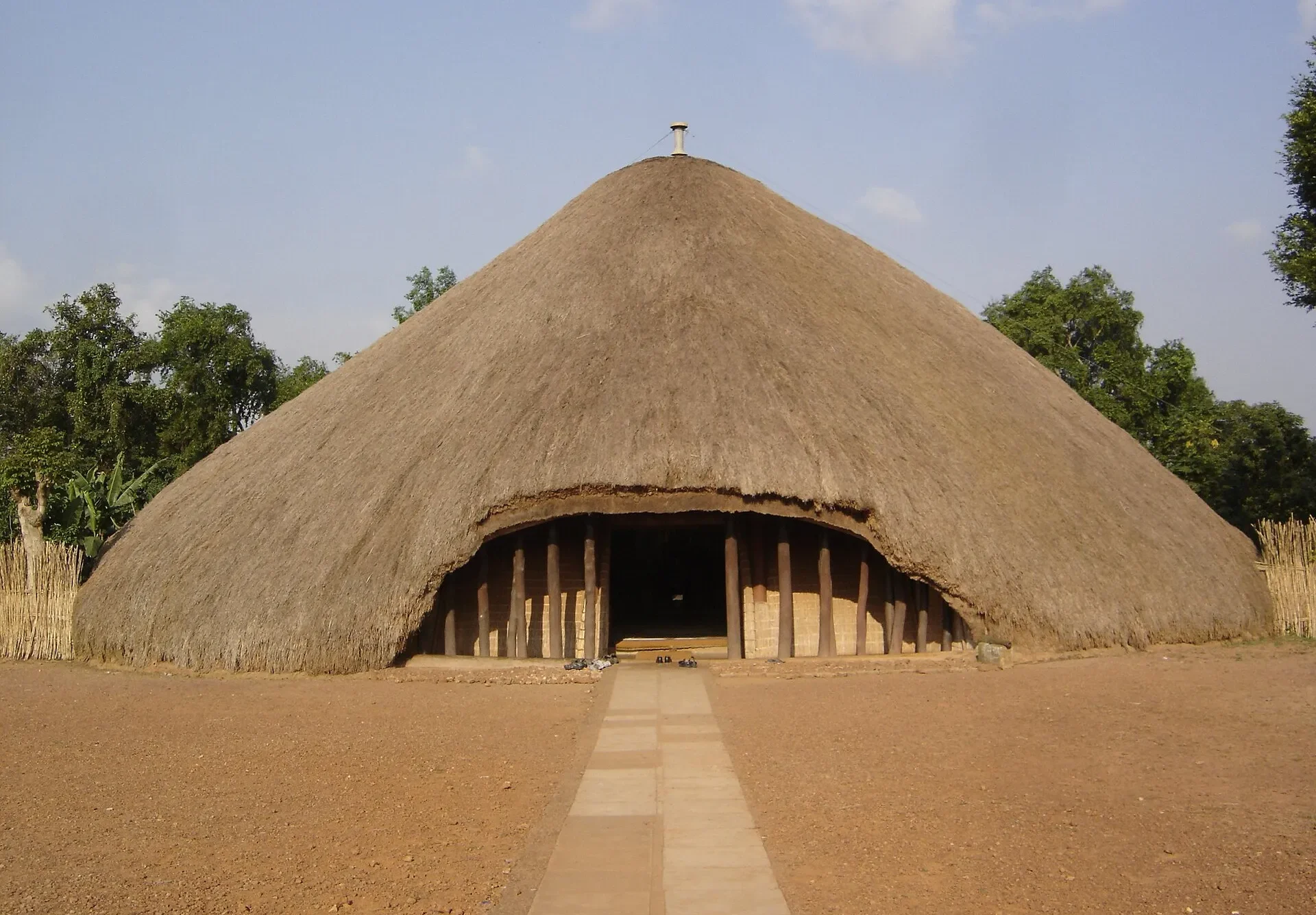 The thatched royal Kasubi Tombs of the Buganda kings in Kampala