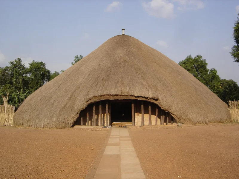 The thatched royal Kasubi Tombs of the Buganda kings in Kampala