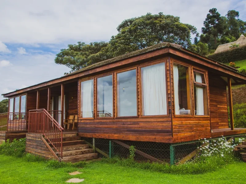 Cottage at Arcadia Lodge above Lake Bunyonyi