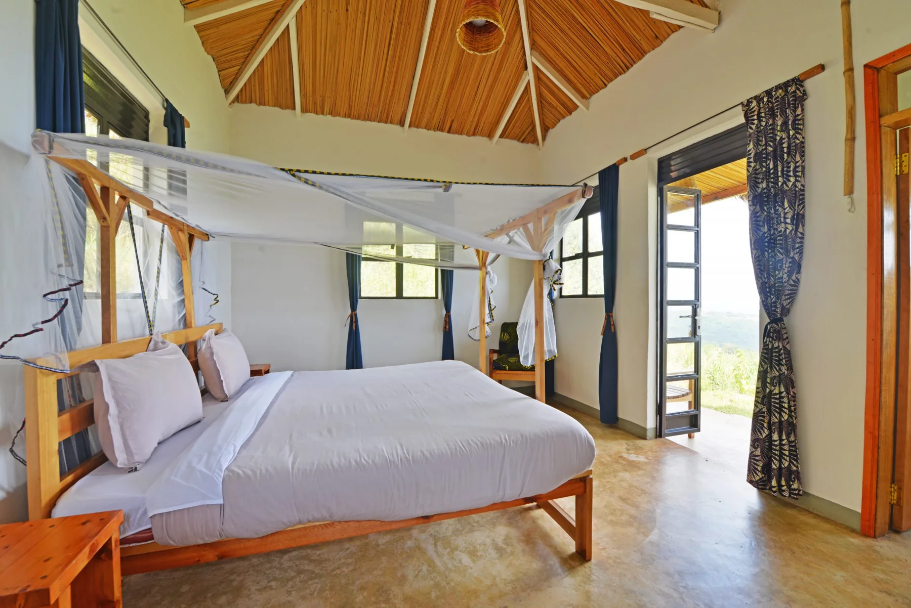 Bedroom at Isunga Lodge, Kibale