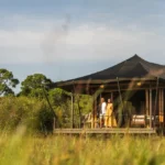 Guest tent at Wilderness Mara in the Mara Triangle