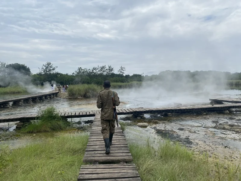 The female hot spring at Sempaya, Semuliki National Park